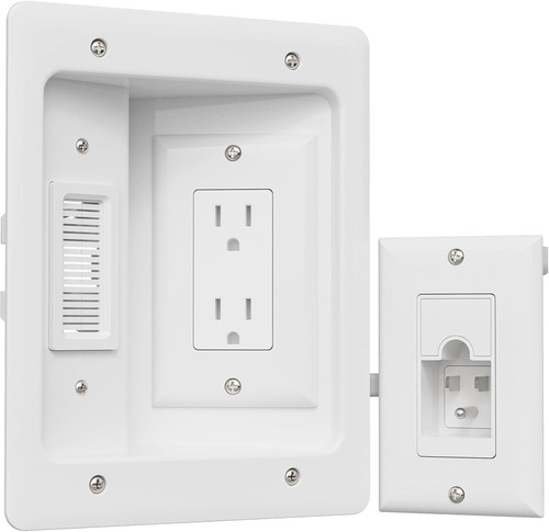 Cord hider for wall mounted - hider,