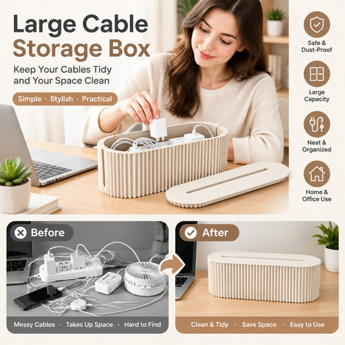 Cable management box large - cable,