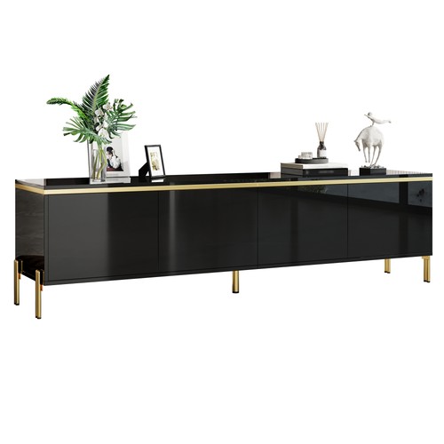 Modern high gloss stand - high-gloss,