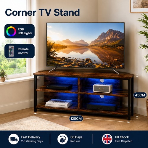Levede corner stand - levede, tv