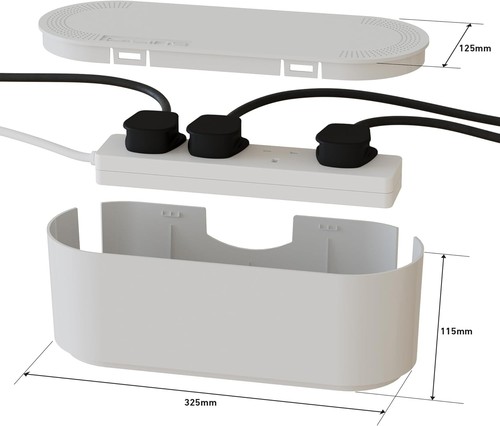 Line large white cable - large,