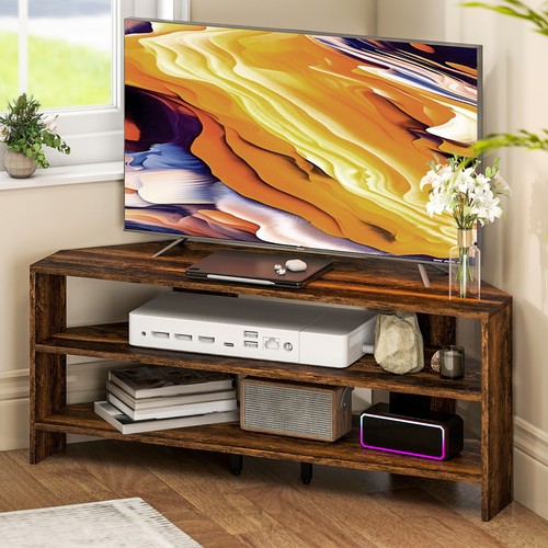 Homcom corner stand tv - corner, stand,