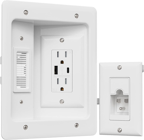 Cord hider for - for, wall